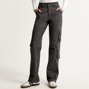 Abercrombie SOLD OUT Black Relaxed Cargo Pant